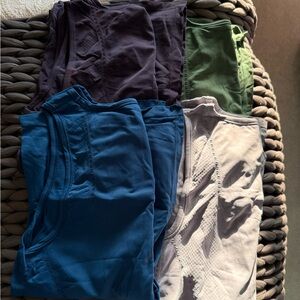Lot of Athleta Foothill tie back tanks